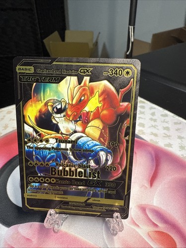 Charizard blastoise gx tag - blastoise,